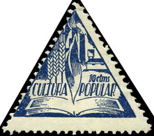 Ed. ** 2070 “Cultura Popular. 10Cts.” Azul. Escaso - Spanish Civil War Labels