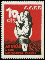Ed. *** 2281 “Pro Ayuda Campesinos Presos” Lujo - Spanish Civil War Labels