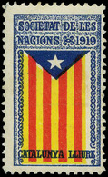 Ed. ** 3345 “Societat De Les Nacions” Escaso - Spanish Civil War Labels