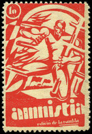 Ed. *** 21 BARCELONA. “10Cts. Amnistia Edició De La Rambla”. - Spanish Civil War Labels