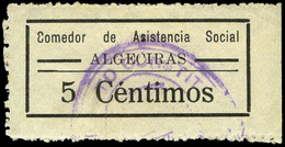 Ed. 0 All. 4 Cádiz.ALGECIRAS. Raro - Spanish Civil War Labels