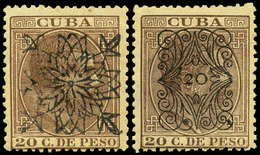 Ed. ** 74/88 Muy Rara. Cat. 600€ - Kuba (1874-1898)