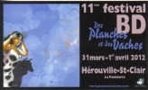 Autocollant FLOC'H Arnaud Festival BD Hérouville Saint Clair 2012 - Stickers