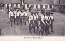 CPA - ILSENBURG - Ausmarsch Zur Felddienstübung - Exercice Marche - Allemagne - Ilsenburg