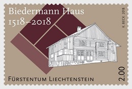 Liechtenstein - Postfris / MNH - 500 Jaar Biedermann Huis 2018 - Unused Stamps