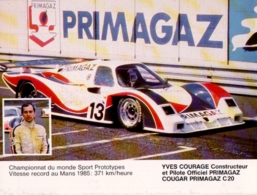 LES 24 HEURES DU MANS , Sport Automobile , YVES COURAGE  , COUGAR C 20 - Le Mans