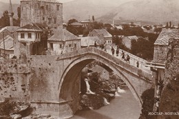 CPA Bosnie Herzégovine Moctap Mostar Vue D'un Pont Petite Animation Izdanje Trifko Dudica Mostar - Bosnia And Herzegovina