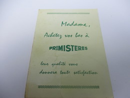 Calendrier De Poche à 1 Volet /PRIMISTERES/ Madame , Achetez Vos Bas à Primistéres/ 1969   CAL427 - Other & Unclassified