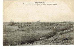 Cpa Grande Guerre , Panorama D'une Partie Du Champ De Bataille De Gerbeviller . - Gerbeviller