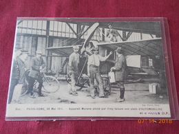 CPA - Buc - Paris-Rome, 28 Mai 1911 - Appareil Morane Piloté Par Frey Faisant Son Plein D'Automobiline - Buc