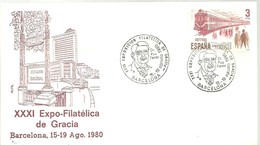MATASELLOS 1980 BARCELONA - Storia Postale