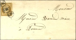 OR (3 Frappes) / N° 1 Sur Lettre Avec Texte Daté St Julien De Raz Le 22 Avril 1851 Adressée Localement à Pommier. - SUP. - 1849-1850 Cérès