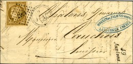 PC 1567 / N° 1 Belles Marges Cursive 49 / Jaalons Sur Lettre Locale Pour Chalons, Dateur B. 1854. - SUP. - R. - 1849-1850 Cérès