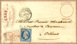 PC 3472 / N° 14 Càd T 15 VALENCIENNES (57) Sur Enveloppe Illustrée GRAR Raffinerie De Sucre. - TB / SUP. - R. - 1853-1860 Napoléon III