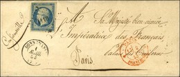 PC 1118 / N° 15 Belles Marges Càd DONNEMARIE (73) Sur Lettre Adressée à Sa Majesté Bien Aimée L'Impératice Des Français, - 1853-1860 Napoleon III