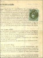 Càd T 17 NICE (87) / N° 39 Report II 2e état, Superbes Marges Sur Avis Au Contribuable. 1871. - SUP. - R. - 1870 Ausgabe Bordeaux