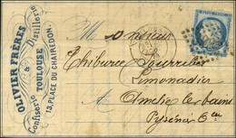 GC 3982 / N° 60 Càd T 17 TOULOUSE (30) Sur Enveloppe Illustrée Olivier Frères. 1874. - TB / SUP. - 1871-1875 Ceres