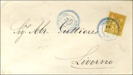 Càd T 22 Bleu TRIPOLI / BARBARIE / N° 92 Sur Lettre Pour Livourne. 1882. - TB / SUP. - 1876-1878 Sage (Typ I)