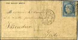 Etoile 20 / N° 37 Càd PARIS / R. St DOMque St Gn 56 28 OCT. 70 Sur Gazette Des Absents N° 2 Pour Issoudun, Au Verso Càd  - Guerre De 1870
