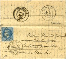 Etoile 25 / N° 29 Càd PARIS / R. SERPENTE 3 NOV. 70 Sur Gazette Des Absents N° 4 + Supplément Pour Granville Réexpédiés  - War 1870