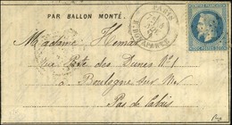 Etoile 15 / N° 29 Càd PARIS / R. BONAPARTE 4 NOV. 70 Sur Dépêche-Ballon N° 3 Pour Boulogne Sur Mer, Au Verso Càd D'arriv - Guerre De 1870