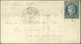 GC 4277 / N° 37 Càd PARIS / LA VILLETTE 5 DEC. 70 Sur Lettre Pour Toulouse, Au Verso Càd D'arrivée 11 DEC. 70. LE DENIS  - Guerre De 1870