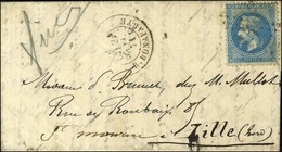 Etoile 15 / N° 29 Càd PARIS / R. BONAPARTE 27 JANV. 71 Sur Lettre Pour Lille, Au Verso Càd D'arrivée 4 FEVR. 71. LE GÉNÉ - Guerre De 1870