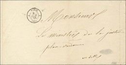 Càd 7 PARIS 7 (60) 9 MAI 71 Sur Lettre En Franchise Pour Le Ministre De La Justice Place Vendôme. - TB / SUP. - R. - War 1870