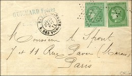 Lettre Avec Texte Daté De Besançon Le 19 Mai 1871, Acheminée Jusqu'à Paris Par Passeur Privé Et Remise Au Bureau De Quar - War 1870
