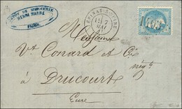 Lettre Avec Texte Daté De Paris Le 5 Mai 1871, Acheminée Par Passeur Privé Et Remise Au Bureau D'Epinay-s-Seine Sur Lett - Guerre De 1870