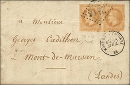 Lettre Avec Texte Daté De Paris Le 26 Avril 1871, Acheminée Par Passeur Privé Et Remise Au Bureau De Mont-s-Vaudrey (Jur - Guerre De 1870