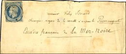 Càd CARMEL / * 1 JUIL. 55 / N° 14 Def Sur Lettre (au Verso, Manque 1 Rabat) Adressée Au Tarif De Militaire à Un Chirurgi - Maritime Post