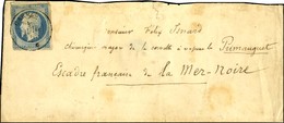 Càd CARMEL / * 1 JUIL. 55 / N° 14 Def Sur Lettre (au Verso, Manque 1 Rabat) Adressée Au Tarif De Militaire à Un Chirurgi - Correo Marítimo