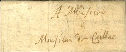Lettre Avec Texte Daté De Paris 1607 Adressée En Franchise. - TB. - ....-1700: Précurseurs