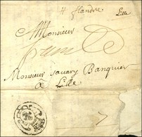 Lettre Avec Texte Daté De Paris Le 1 Mai 1715 Pour Lille, Au Verso Port Payé Orné (P. 2702). - TB / SUP. - R. - 1701-1800: Precursores XVIII