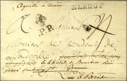 ELBEUF Sur Lettre Pour Rouen Réexpédiée à Paris, Au Recto Mention Manuscrite '' Acquitté à Rouen '' Et à L'arrivée à Par - 1701-1800: Voorlopers XVIII