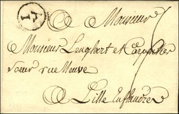 Lettre En Port Payé A / 1 Taxée 6 Car Remise à La Grande Poste Pour Lille. 1761. - SUP. - R. - 1701-1800: Vorläufer XVIII