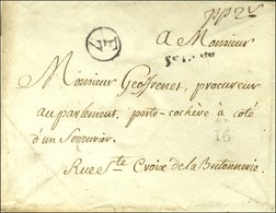 Enveloppe Sans Texte En Port Payé F / 7 + 5e Lvée + Quantième Et Mention Manuscrite '' Pp 2s ''. - TB / SUP. - 1701-1800: Précurseurs XVIII