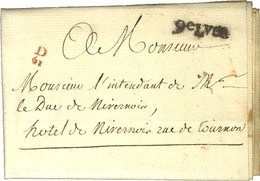 Lettre En Port Payé D / 61 Rouge + 9e Lvée. 1774. - SUP. - 1701-1800: Précurseurs XVIII
