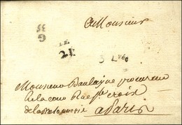 Lettre En Port Payé G / 35 + 3e Lvée + Quantième. 1763. - TB / SUP. - 1701-1800: Précurseurs XVIII