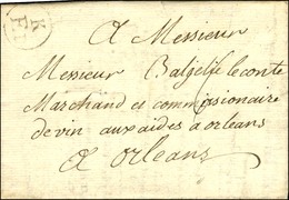 Lettre Avec Texte Daté D'Auteuil Le 9 Février 1765 Adressée En Port Payé, Au Recto K / E1 + Taxe 6 Car Remise à La Grand - 1701-1800: Précurseurs XVIII