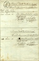 MAISON D'ARRET DU LUXEMBOURG (S N° 9579B) Sur Une Feuille De Mouvement Datée Du 12 Fructidor. - TB. - Civil Frank Covers