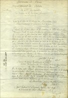 N° 18 / BEL-HOme-R.CHARne (S N° 9650B) Sur Document Daté De La 4e Sans Culotide An 2. - SUP. - R. - Burgerlijke Brieven Zonder Portkosten