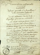 N° 23 / MONTPRIN (S N° 9680B) Sur Document Daté Du 25 Vendémiaire An 3. - SUP. - R. - Burgerlijke Brieven Zonder Portkosten