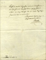 N° 25 / CAZERNE DE SÊVE (S N° 9694B) Sur Document Daté Du 5 Ventôse An 3. - SUP. - R. - Lettres Civiles En Franchise