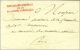 INTENDANT GENERAL / DE LA / MAISON DE L'EMPEREUR (R) Sur Lettre Avec Texte Daté De Dessau Le 22 Octobre 1806 Signée Daru - Cartas Civiles En Franquicia