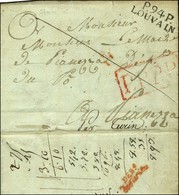 P.94.P. / LOUVAIN Sur Lettre Avec Texte Non Daté Pour Piacenza, Au Verso DEB / De Turin (R). - TB. - 1792-1815: Dipartimenti Conquistati