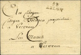 98 / ARLON Sur Lettre Avec Texte Daté De Steinfort Le 7 Germinal. - TB / SUP. - R. - 1792-1815: Conquered Departments
