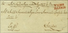 FIUME / ILLYRIE Rouge Sur Lettre En Franchise. 1810. - SUP. - R. - 1792-1815 : Departamentos Conquistados