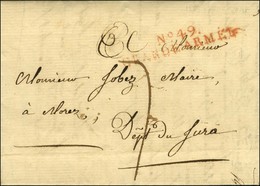 N° 49 / GRANDE ARMEE Rouge Sur Lettre Avec Texte Daté De Francfort Le 6 Juillet 1813. - TB / SUP. - R. - Bolli Militari (ante 1900)